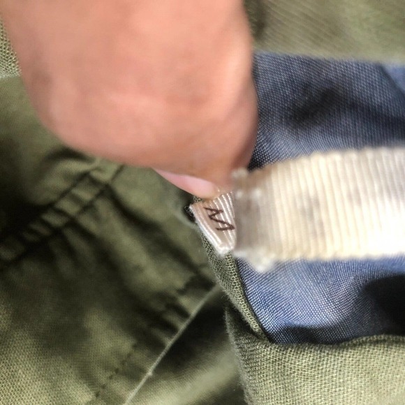 WILLOW and CLAY Women's Size M Green Utility Lightweight Full Zip Hooded Jacket - Picture 5 of 10